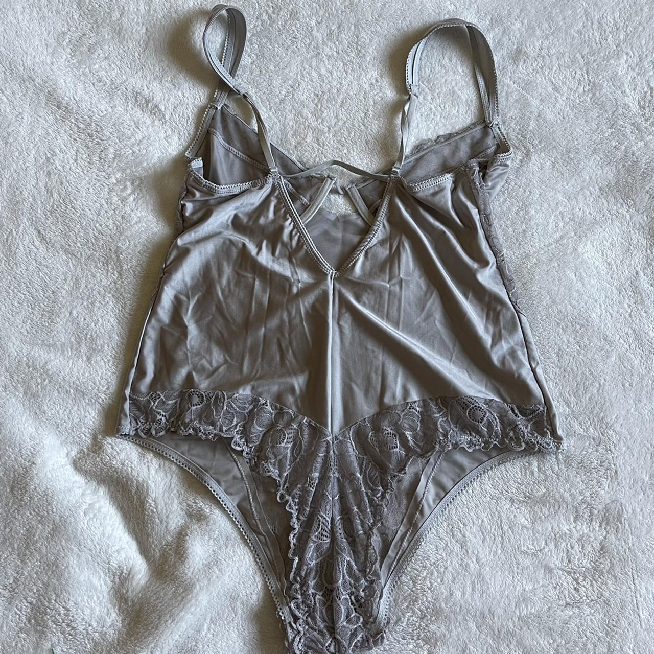 Urban Outfitters Satin Bodysuit Worn Twice In Depop