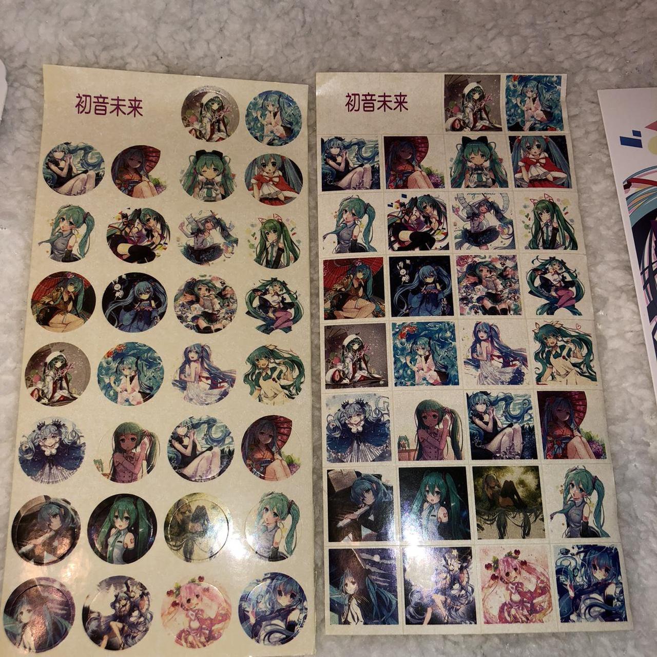 8 Hatsune Miku Postcards 🎤💙 read ⬇️for info... - Depop