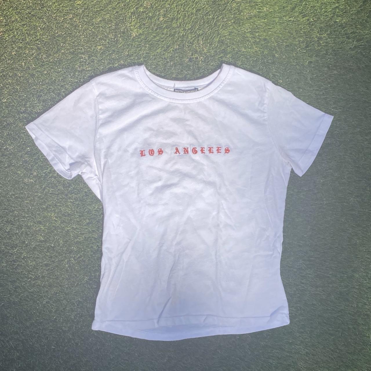 Brandy Melville old English font “los angeles” in... Depop