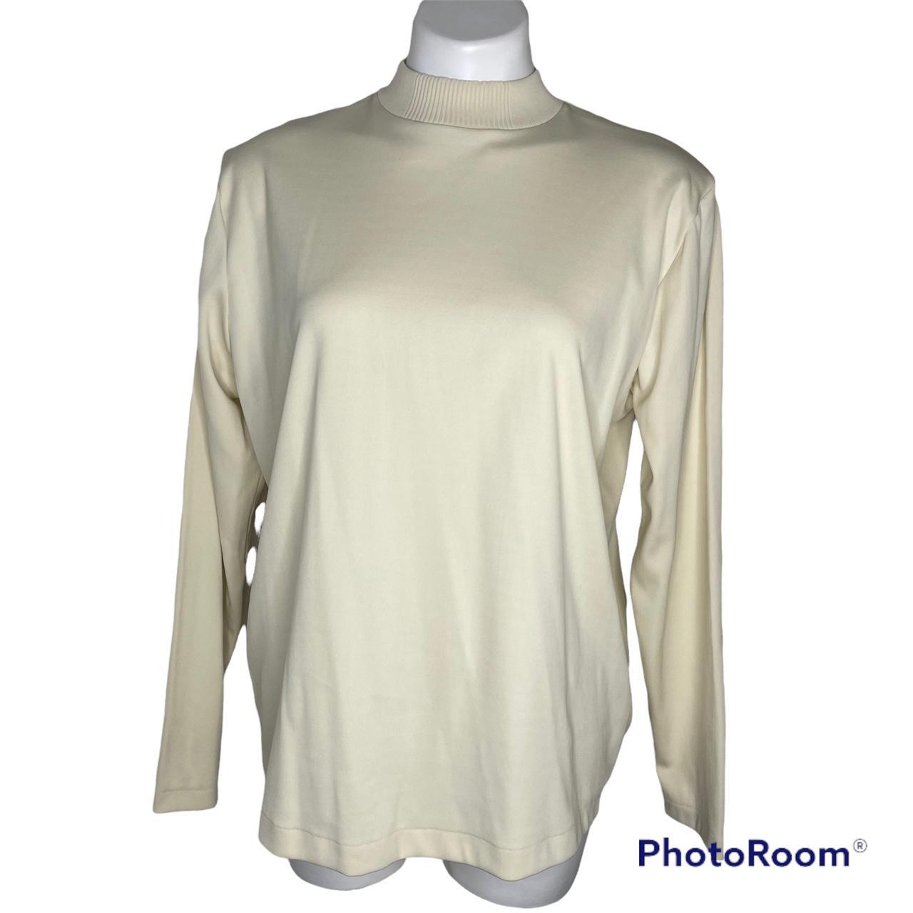 Polyester clearance mock turtleneck