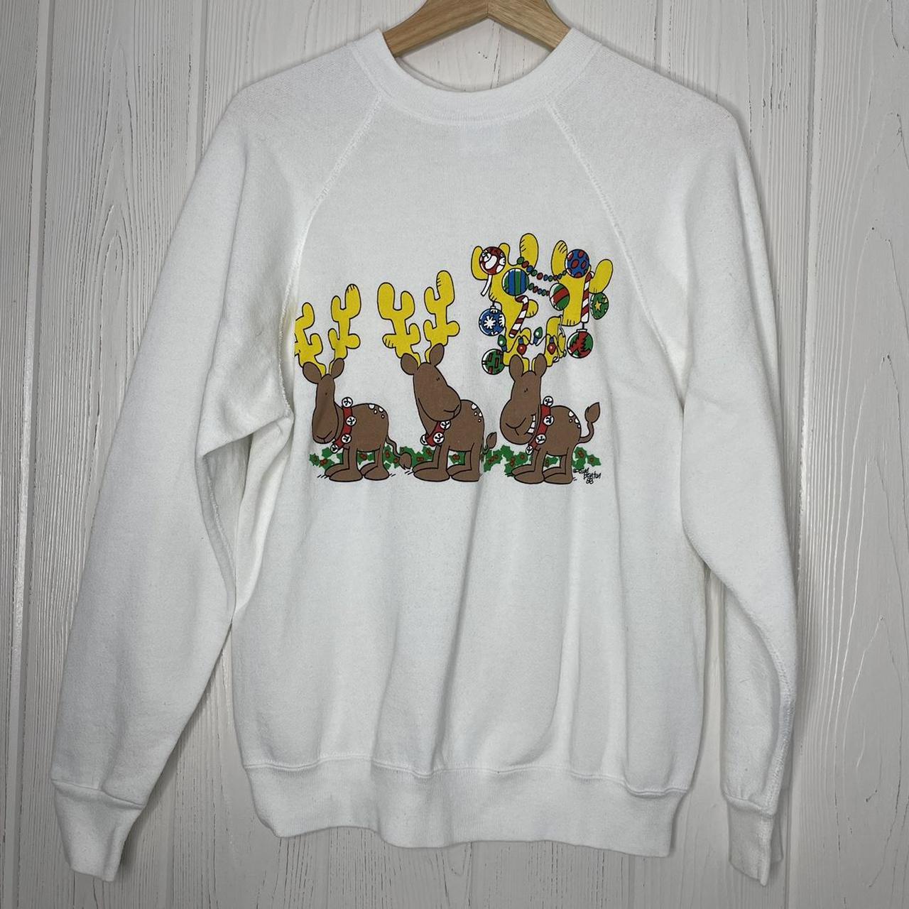 Vintage 1988 Jim Benton Reindeer/Christmas... Depop