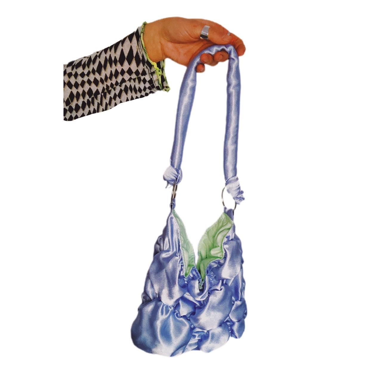 Women's Green and Purple Bag (3)