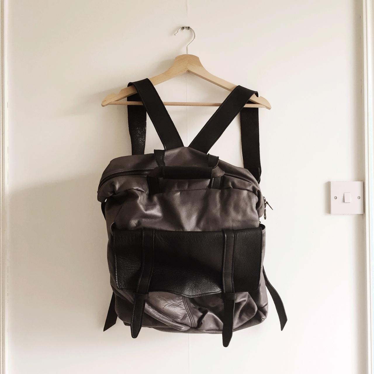 Jas MB handmade leather backpack. New condition.... - Depop