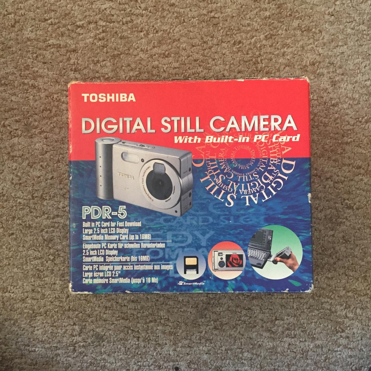 Toshiba digital still camera with builtin PC Card!... Depop