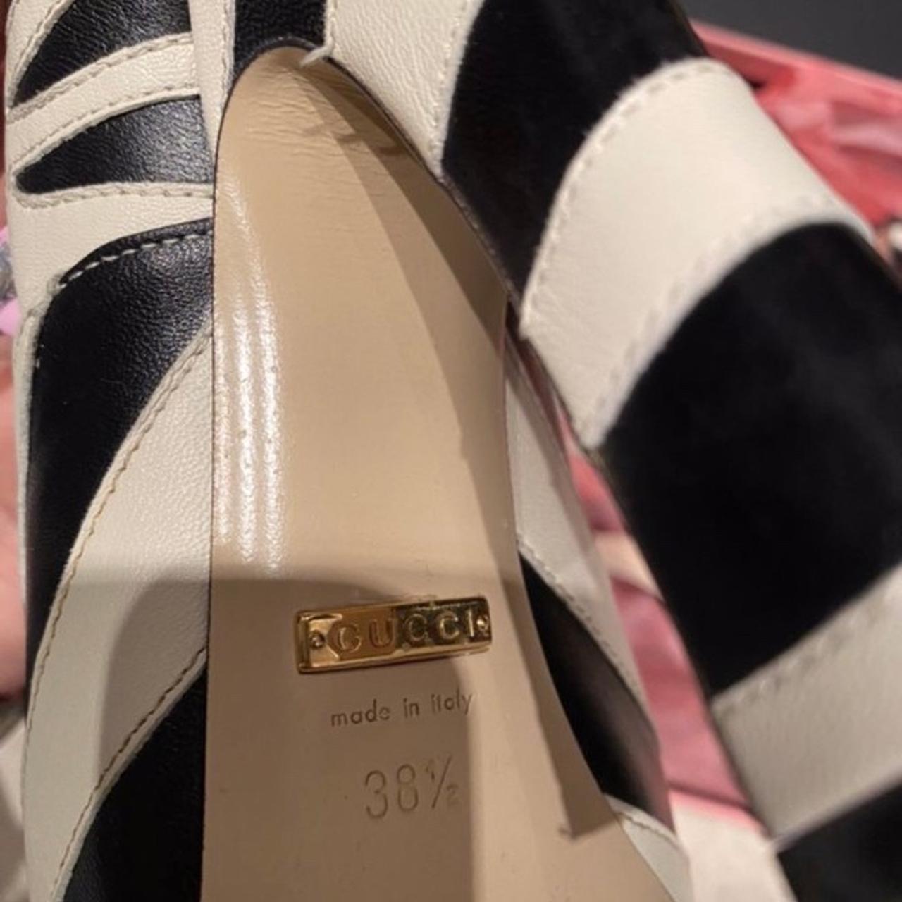 Wonderful Gucci Mary Jane Zebra Print Pumps 🖤 In a | Depop