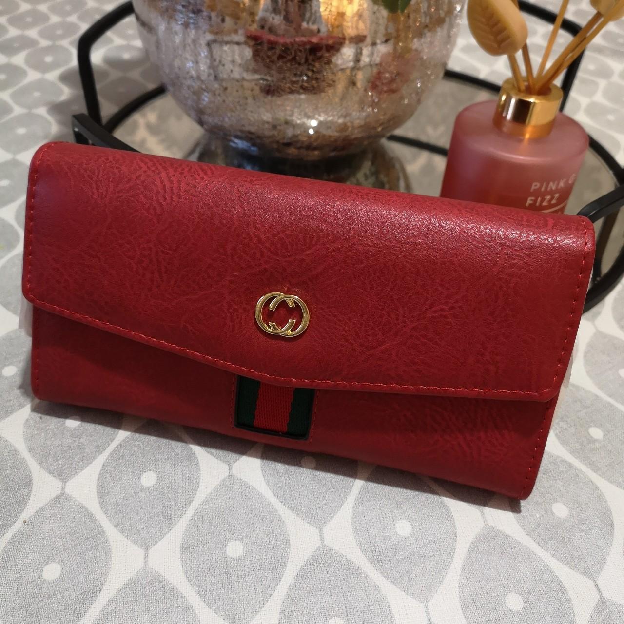 Women's Red and Green Bag