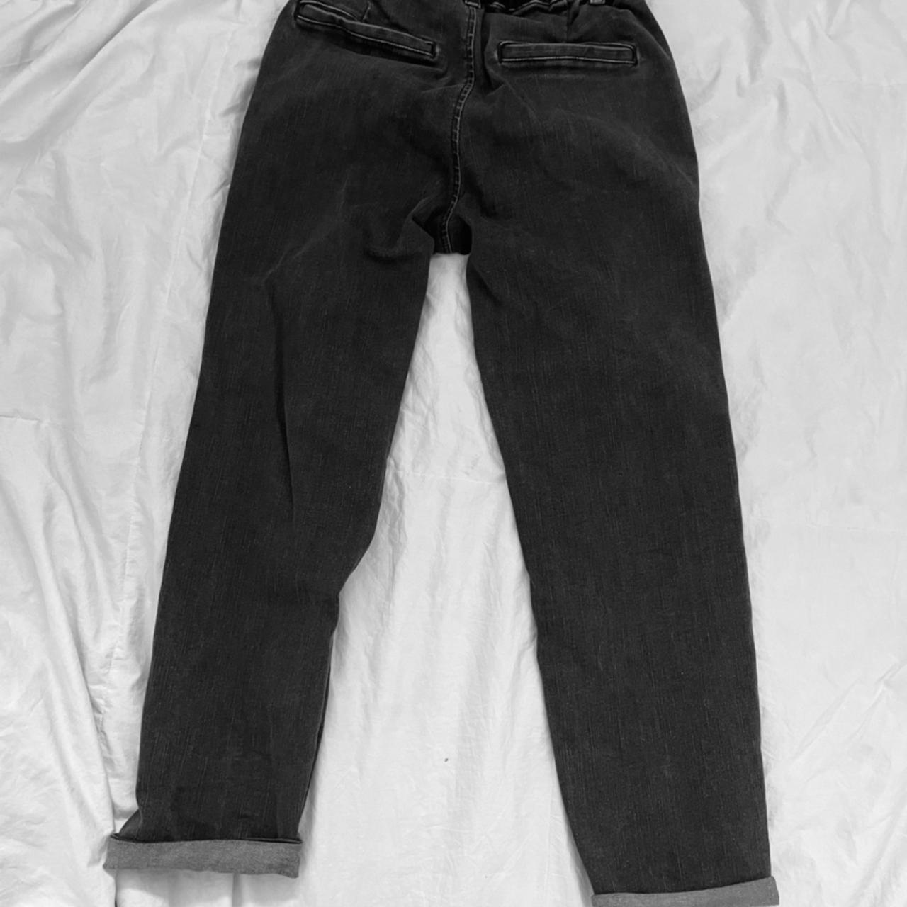 Express jeans! These are high waisted faded black... Depop