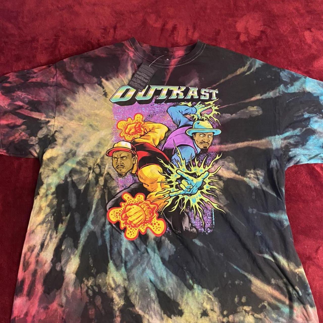 outkast t shirt tie dye