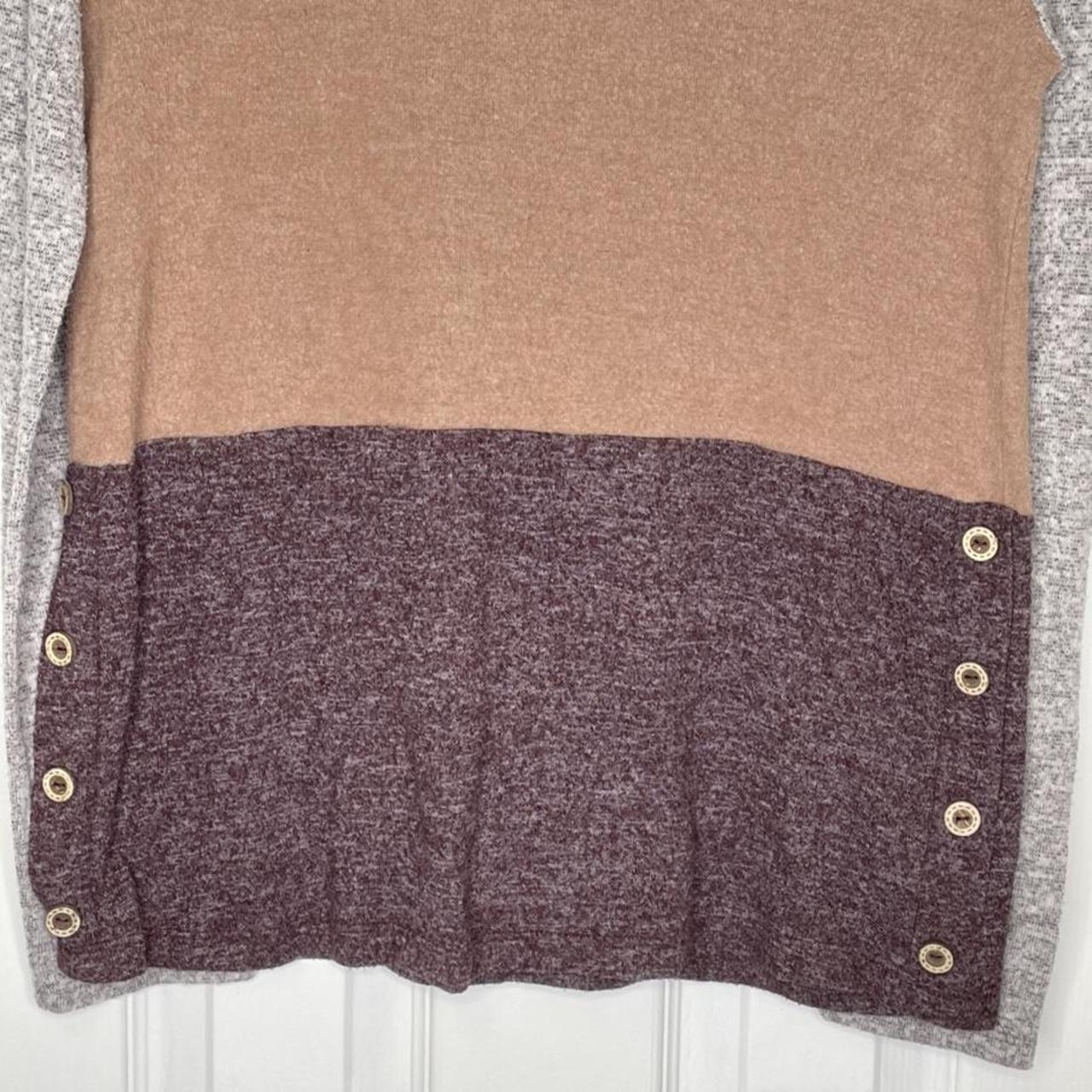 Pink Clove Women's Grey and Tan Jumper (2)