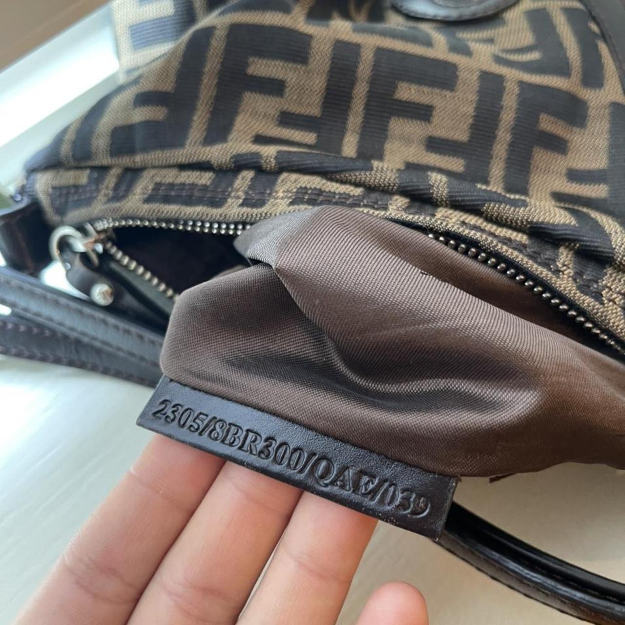 RARE Vintage Fendi Oyster shoulder bag in brown... - Depop