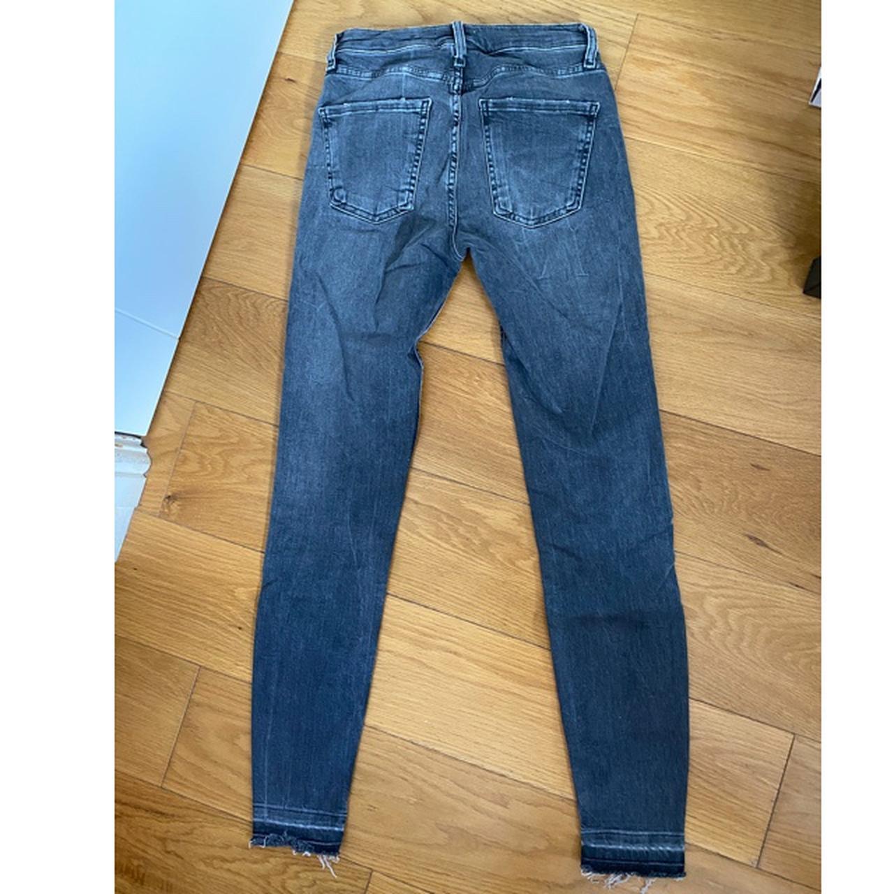 Zara grey skinny jeans. Worn once in perfect... Depop