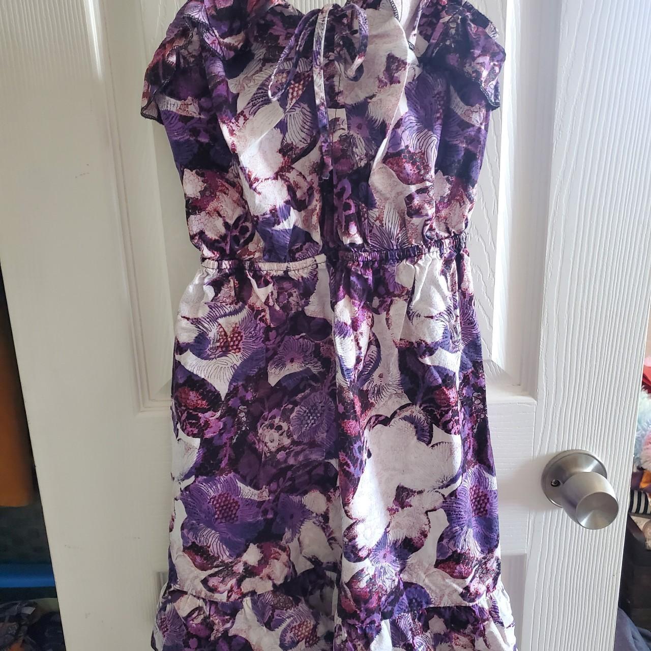 OPI Women's White and Purple Dress