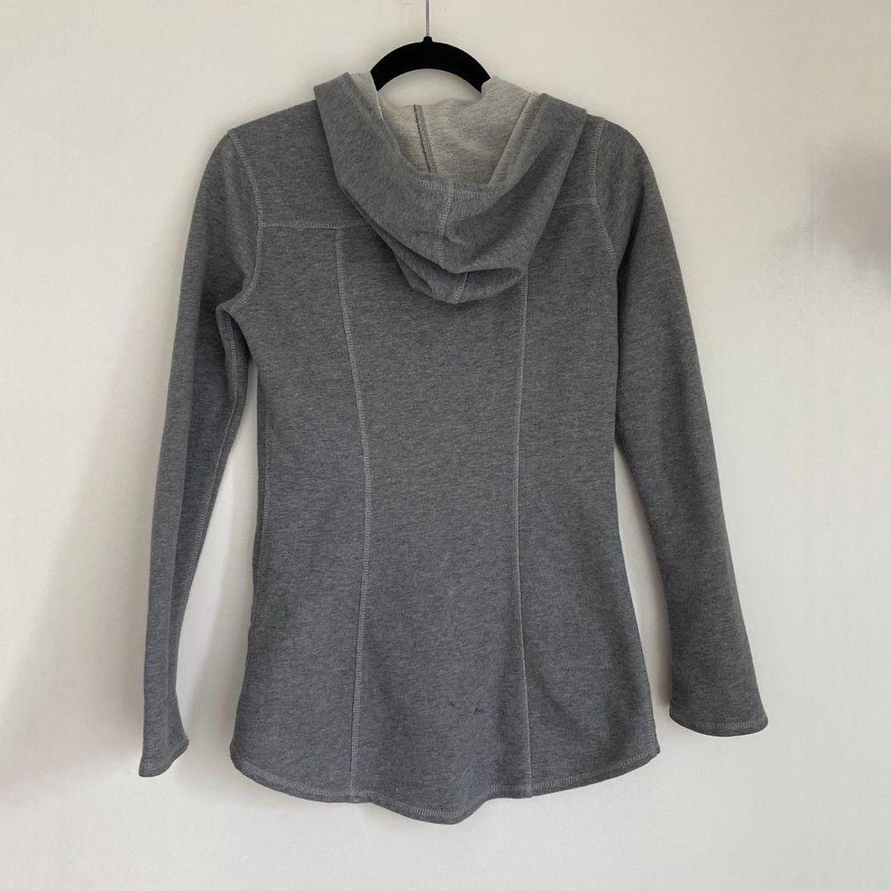 Norma Kamali gray zip up hoodie in size xs. Good... - Depop