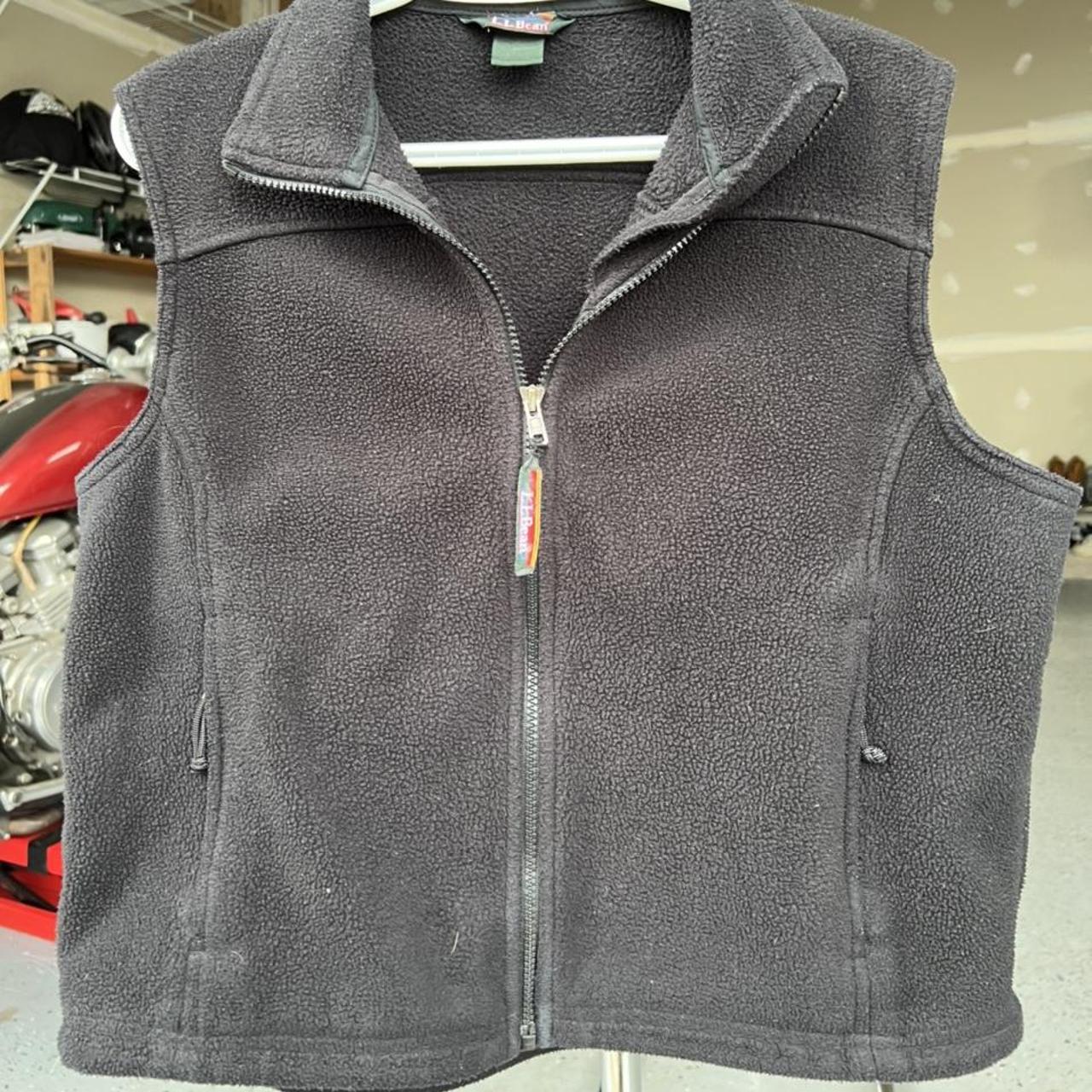 Black L.L.Bean sweater vest measurements... - Depop