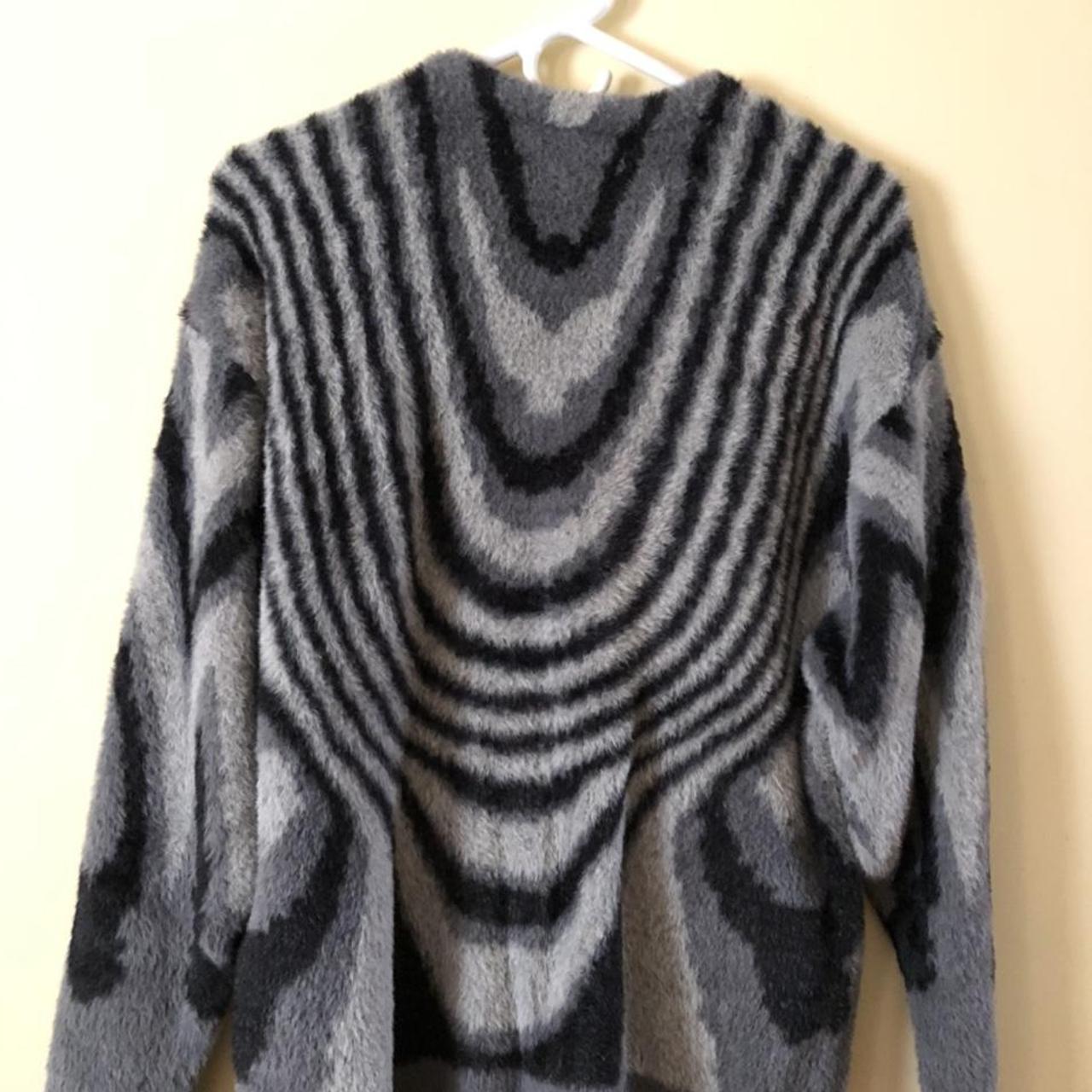 Fucking Awesome - Acid Hairy Cardigan- Black 100%... - Depop