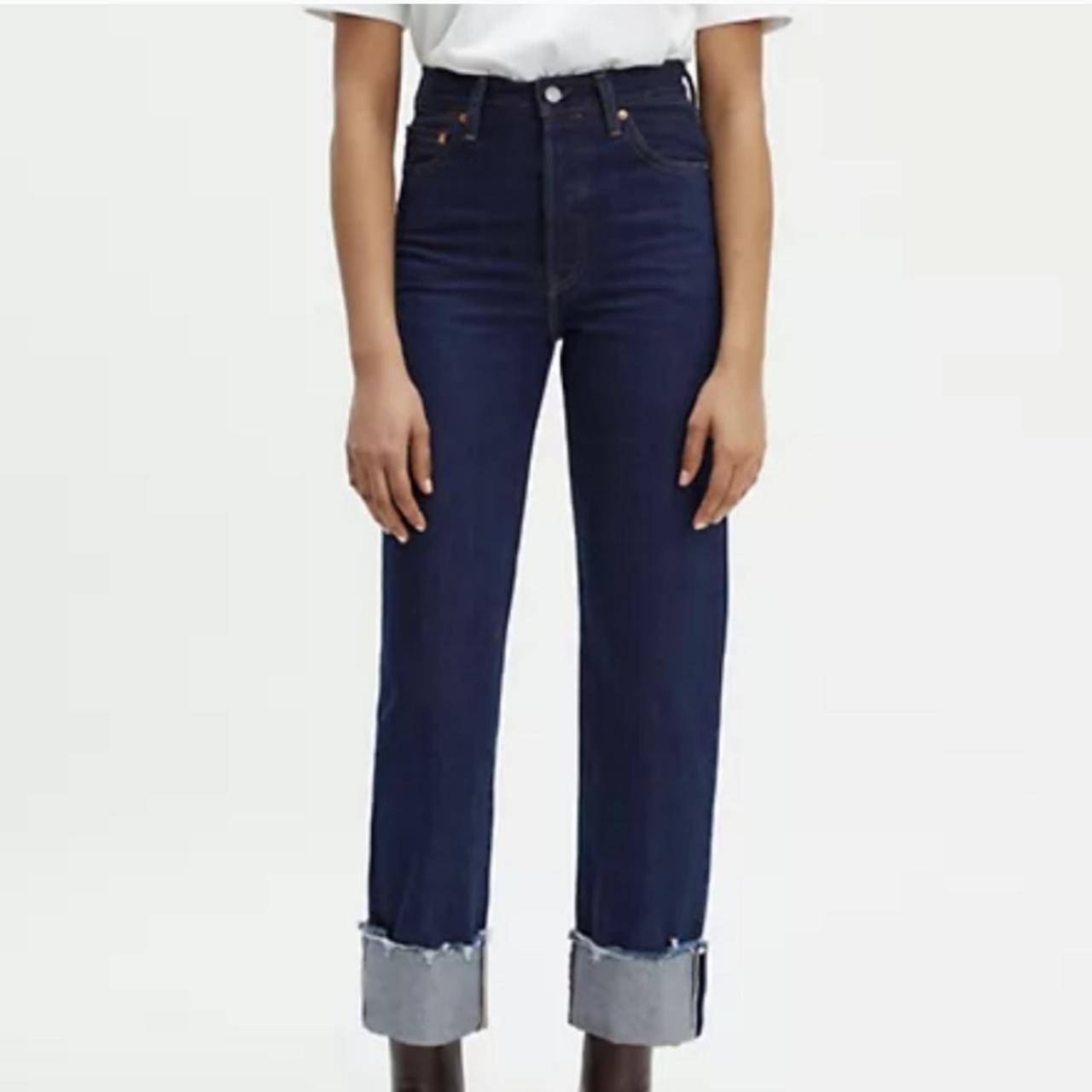 Shops levi's ribcage selvedge