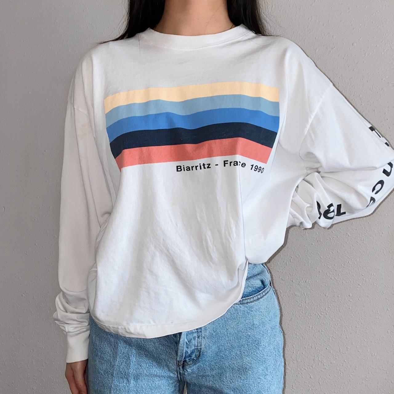 Brandy Melville France 1990 long sleeve slight... - Depop