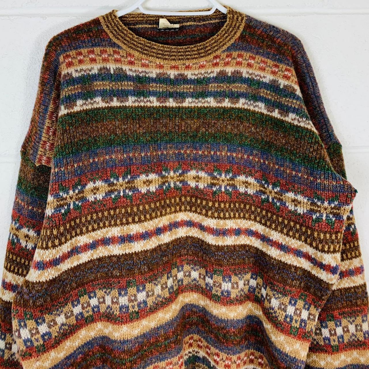 Product Image 1 - Vintage abstract knitted jumper

Brown and