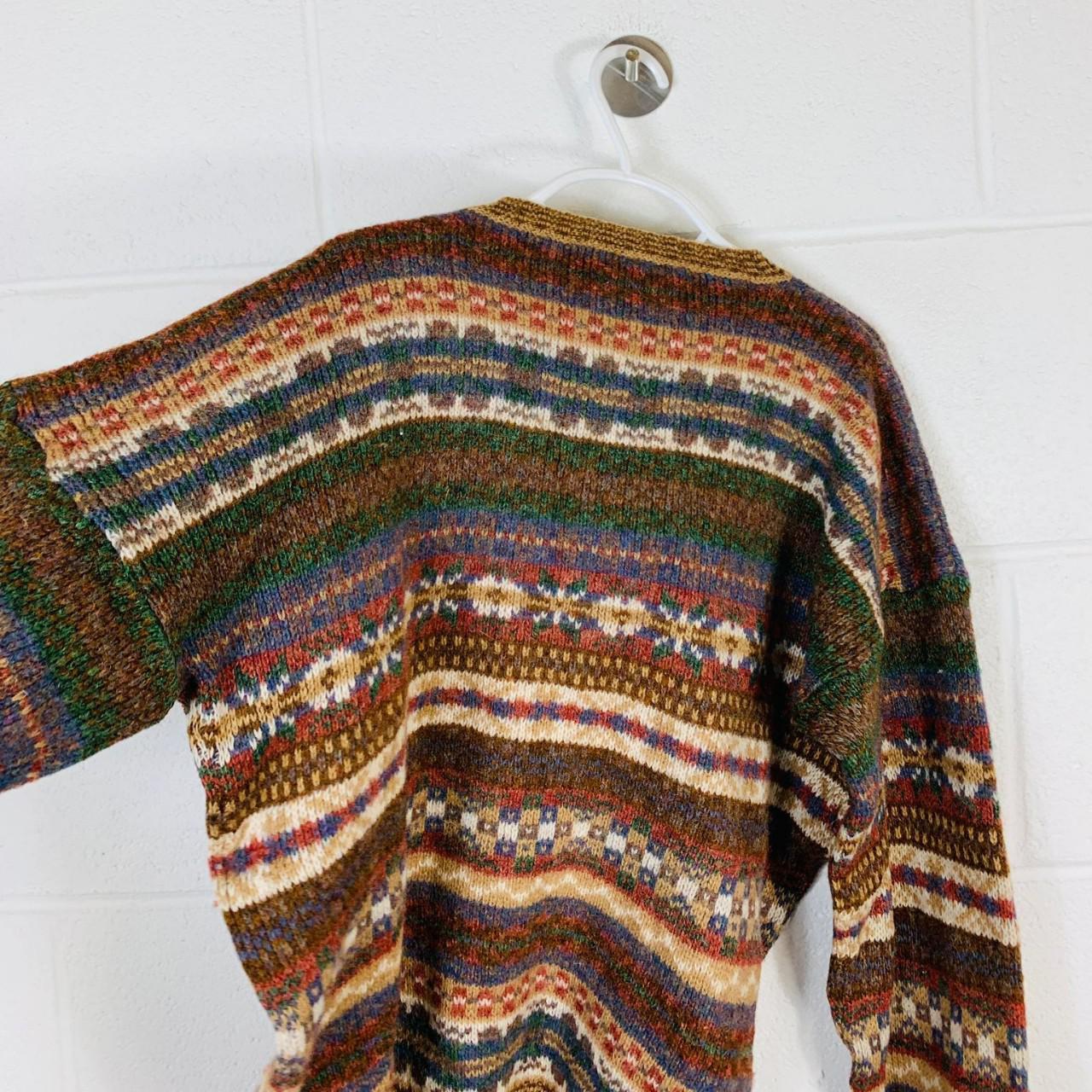 Product Image 4 - Vintage abstract knitted jumper

Brown and