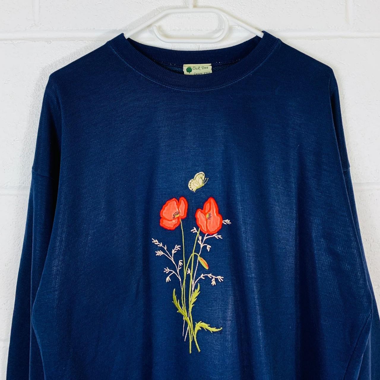Women's Blue and Navy Sweatshirt