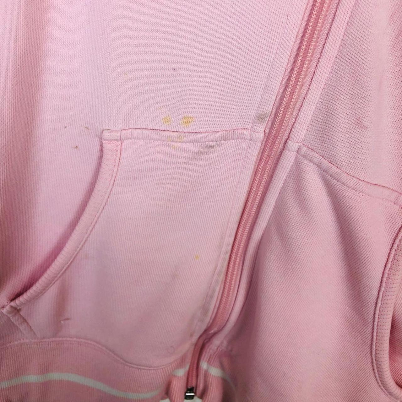 Vintage pink Nike zip up Hoodie with embroidered... Depop