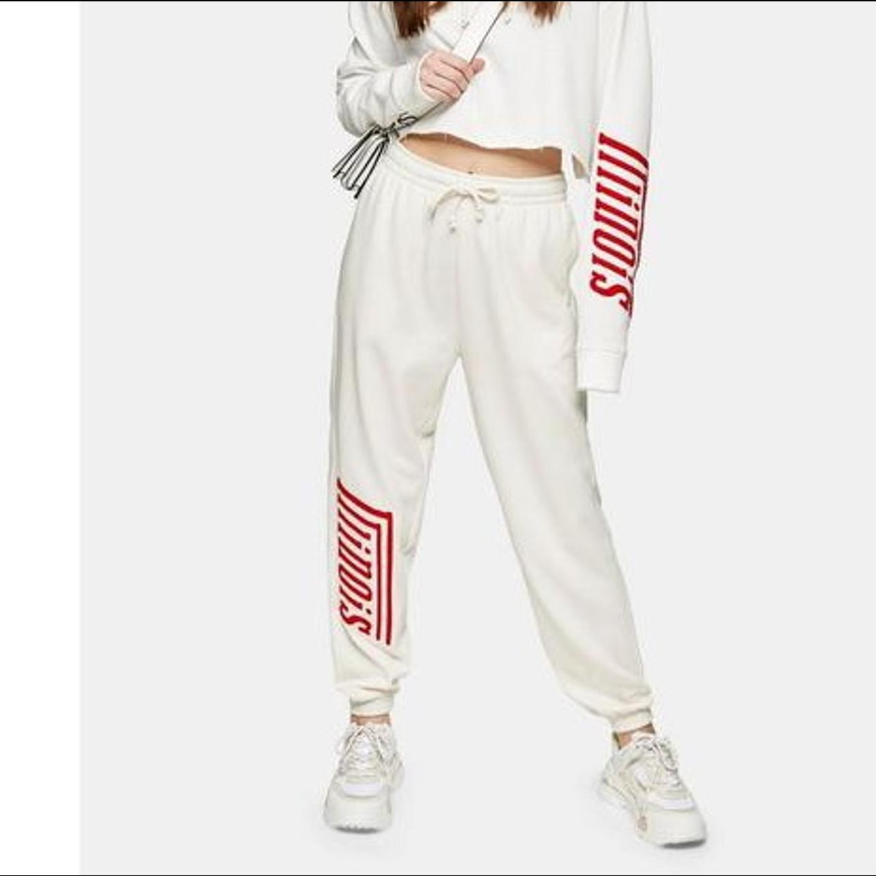 Topshop best sale white joggers