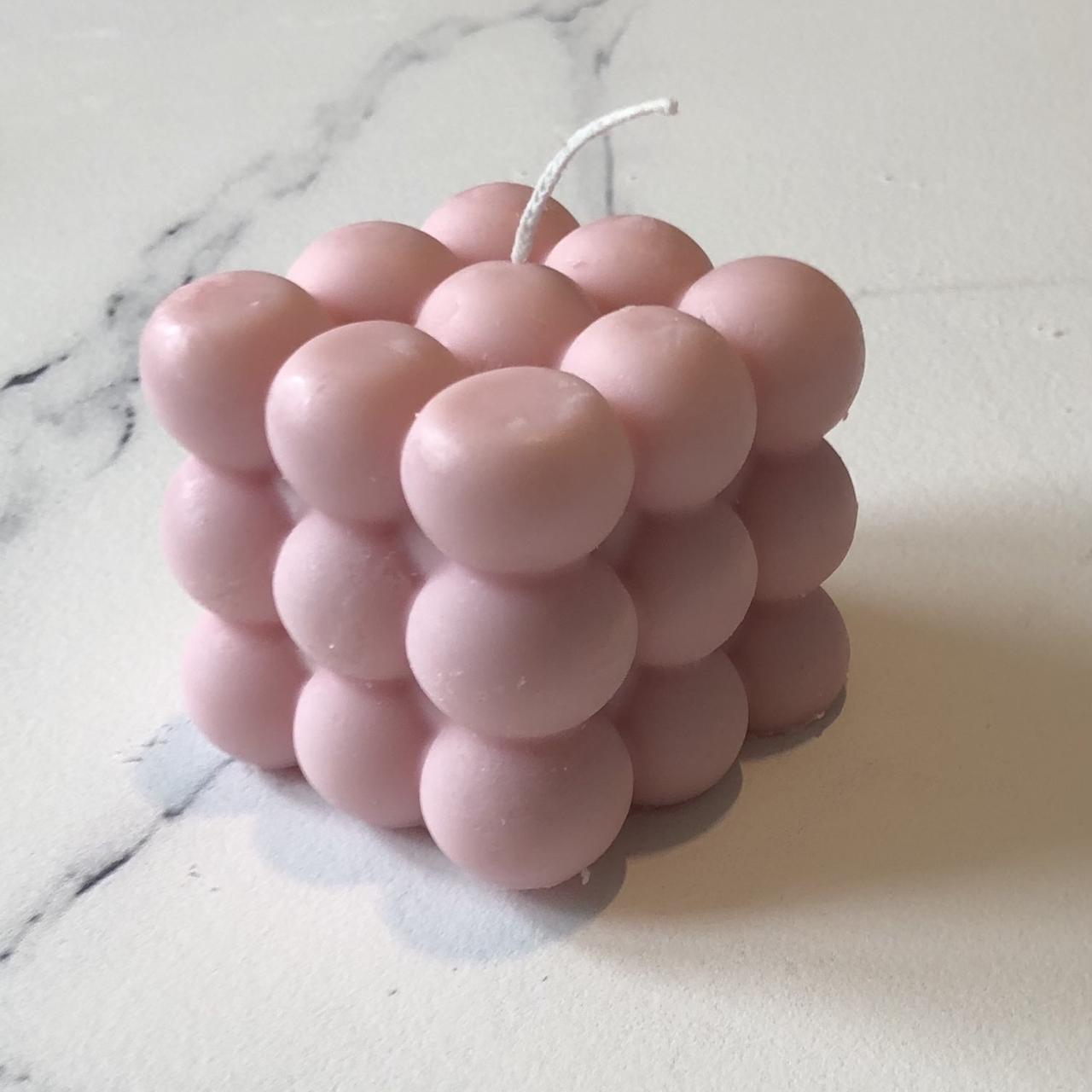 Pink Bubble Candles