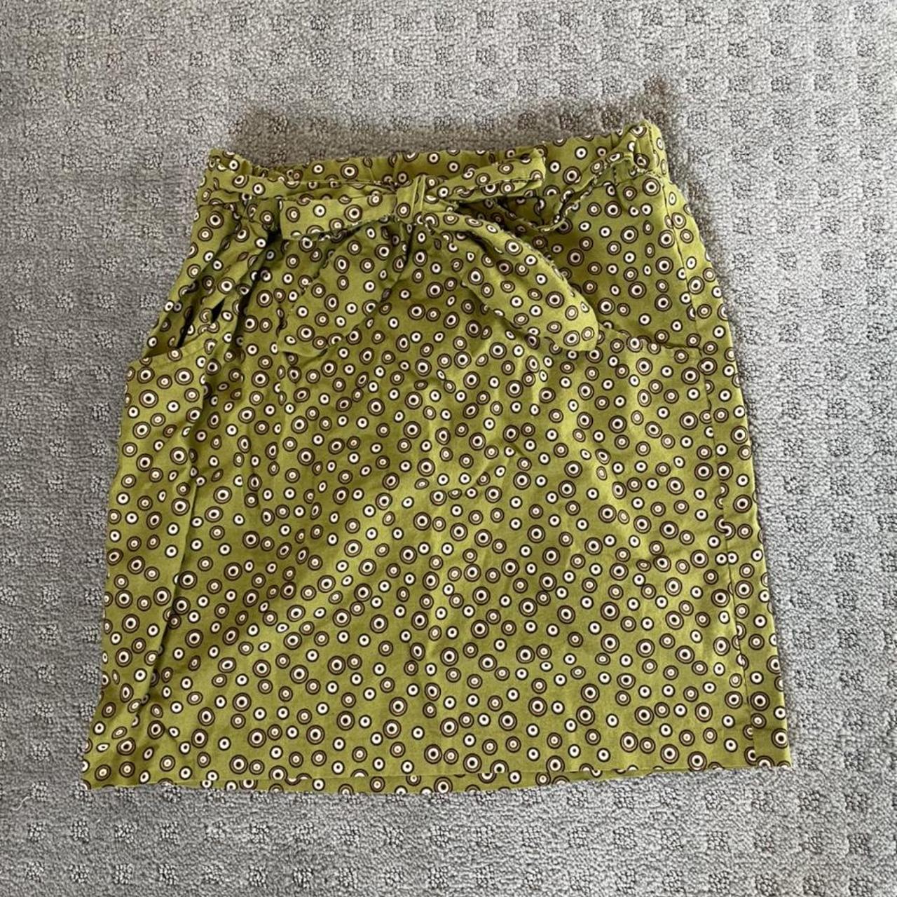Unbranded evil eye skirt. Fabric looks sooo 70s I... - Depop