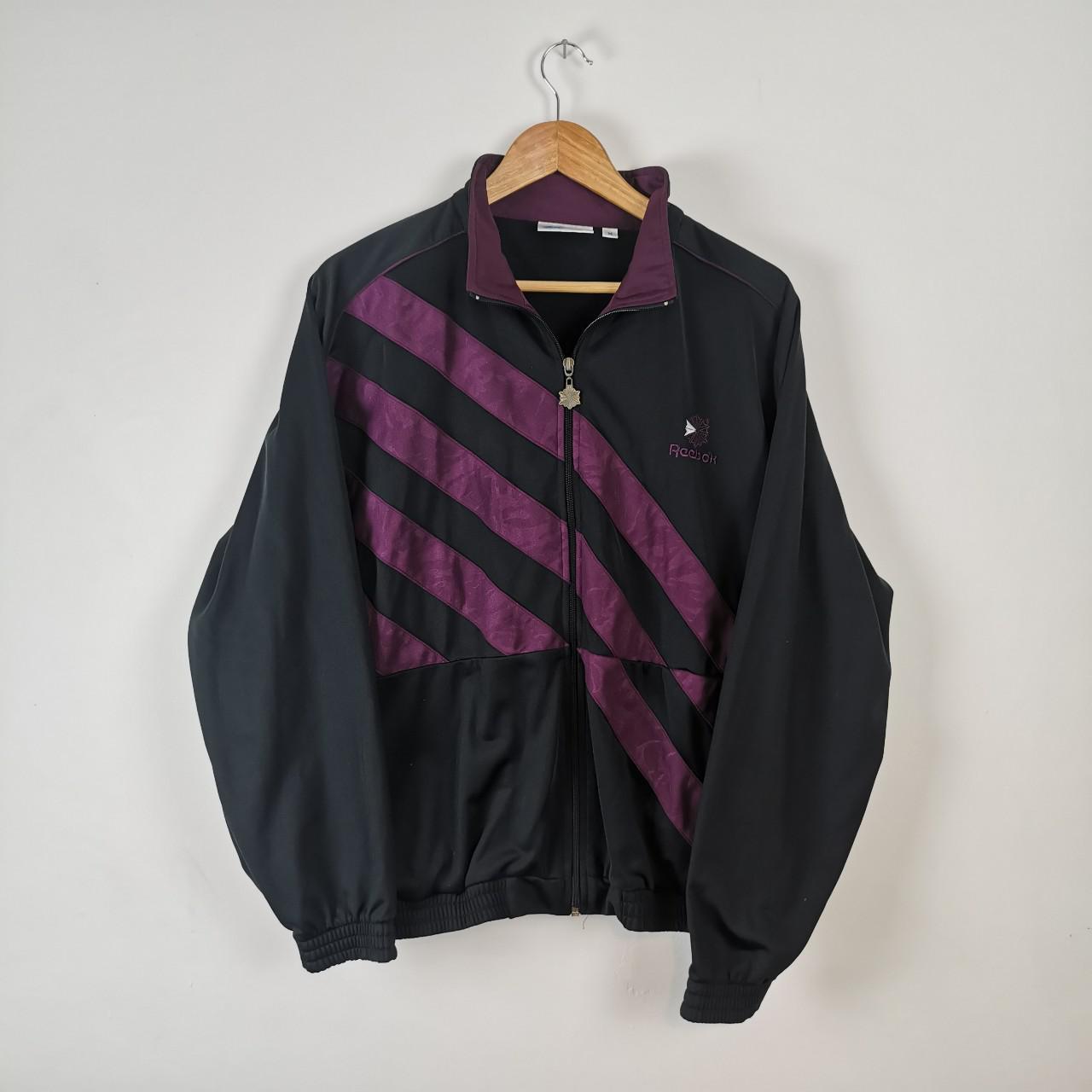 Vintage reebok track jacket. Mens size M fits true... - Depop
