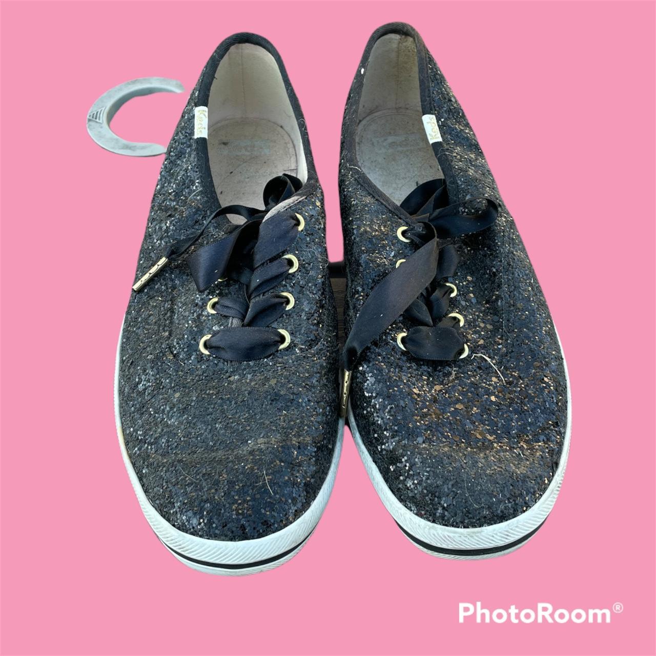 Black glitter sales kate spade keds