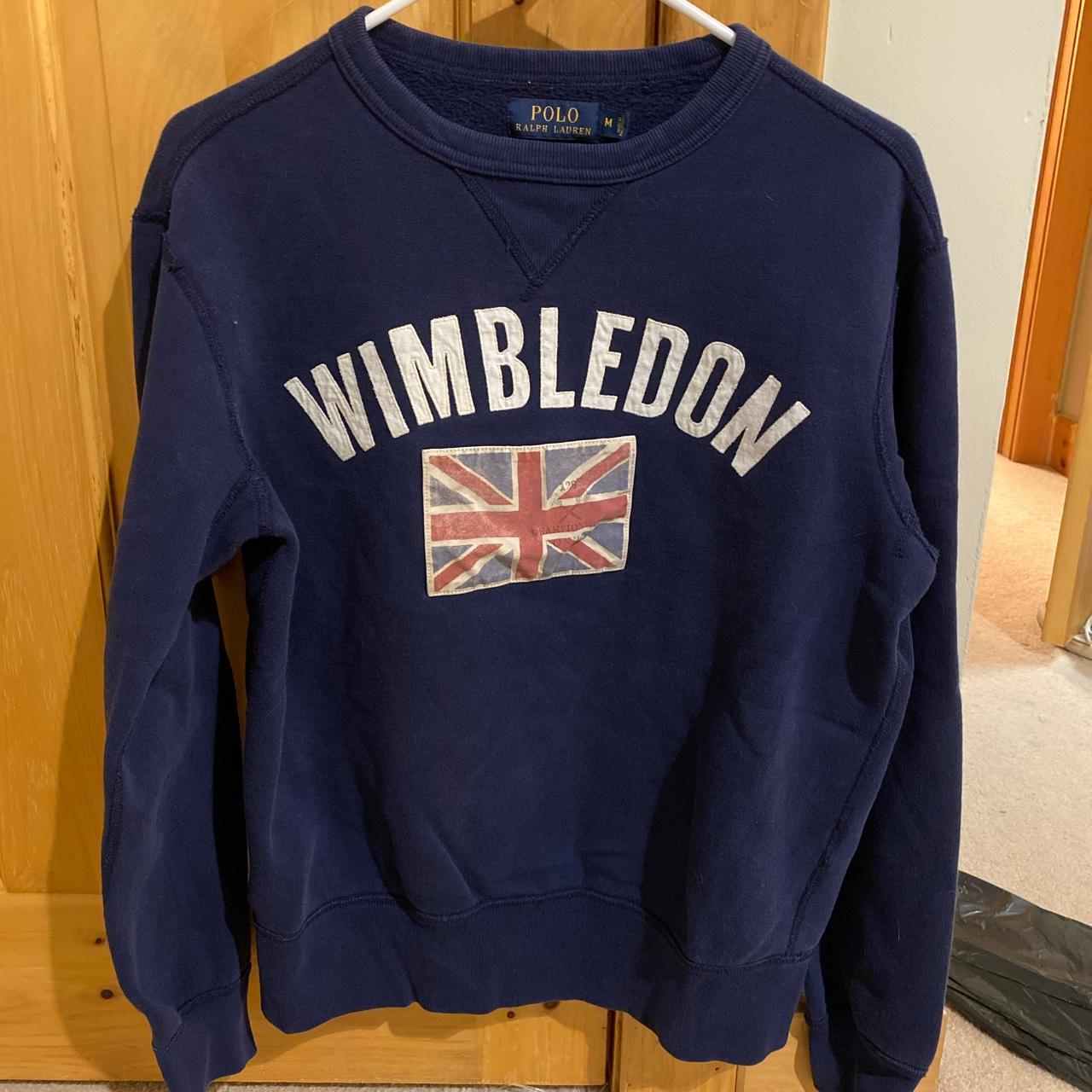 wimbledon polo ralph lauren crewneck sweatshirt.... - Depop