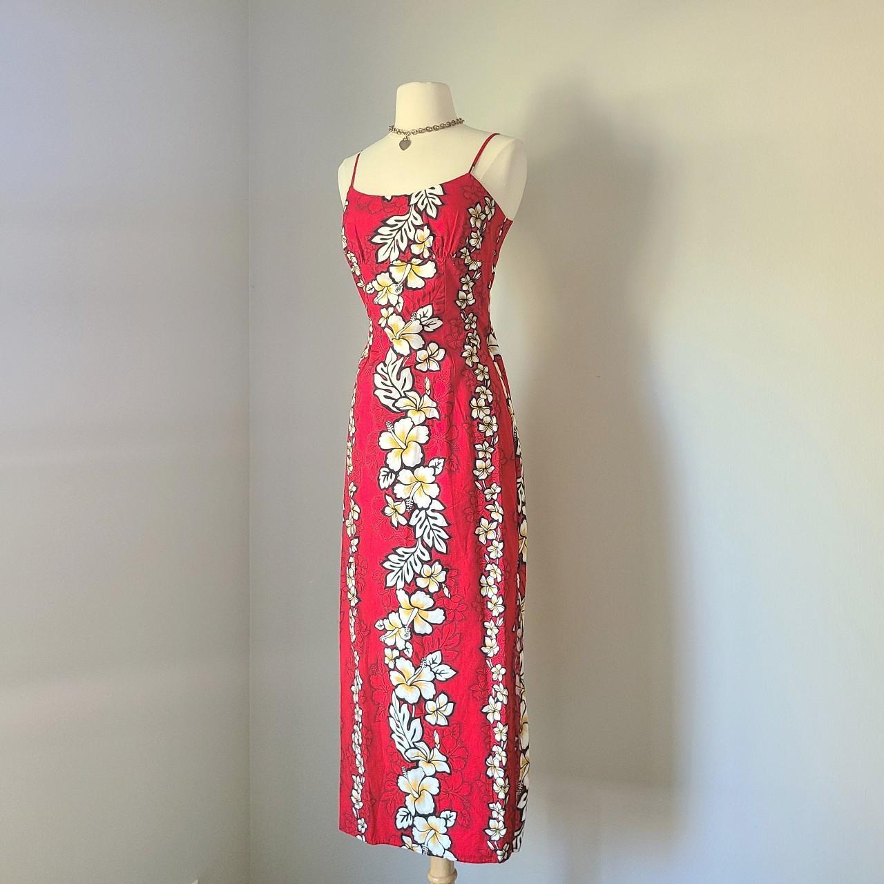 American Vintage Women's Red and White Dress