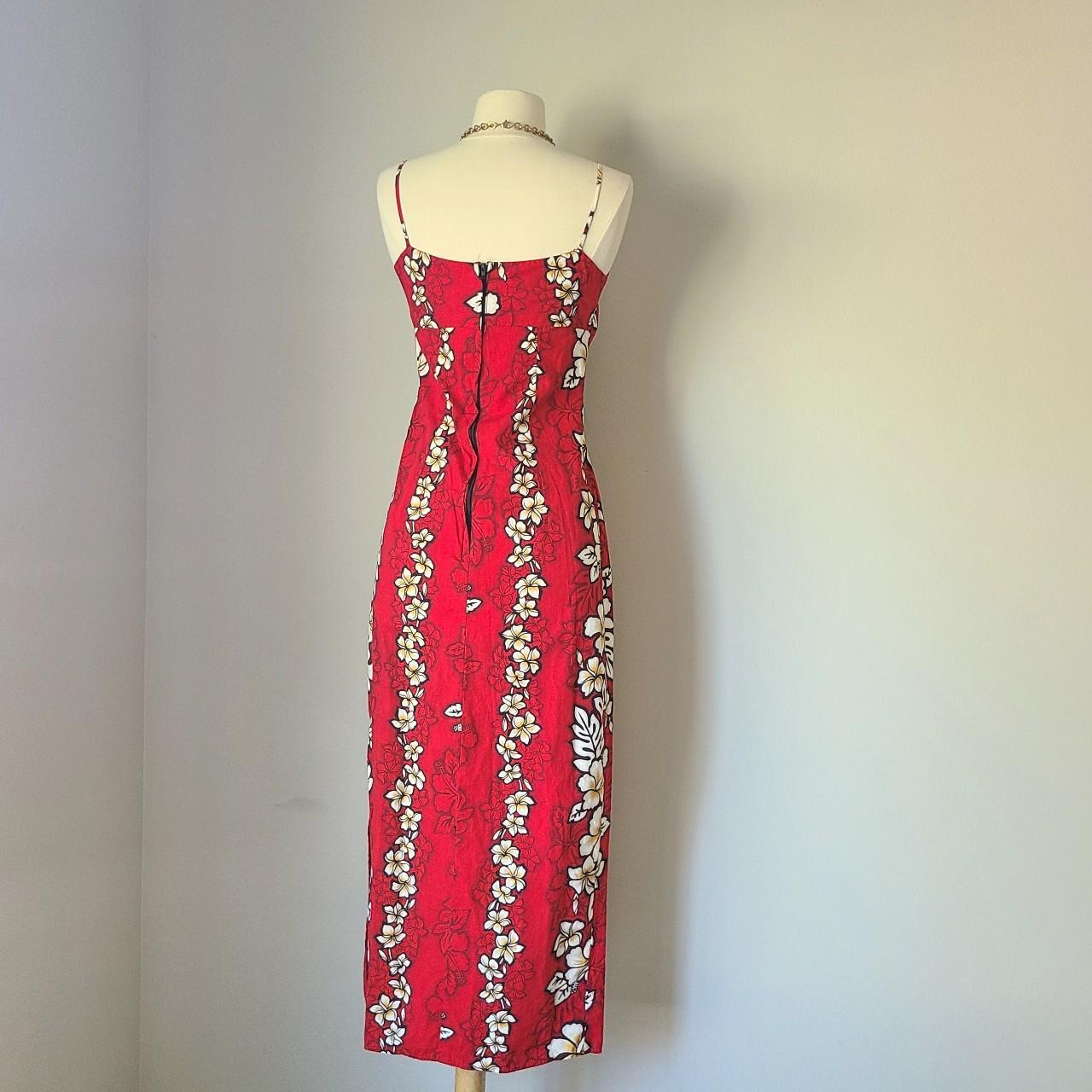 American Vintage Women's Red and White Dress (4)
