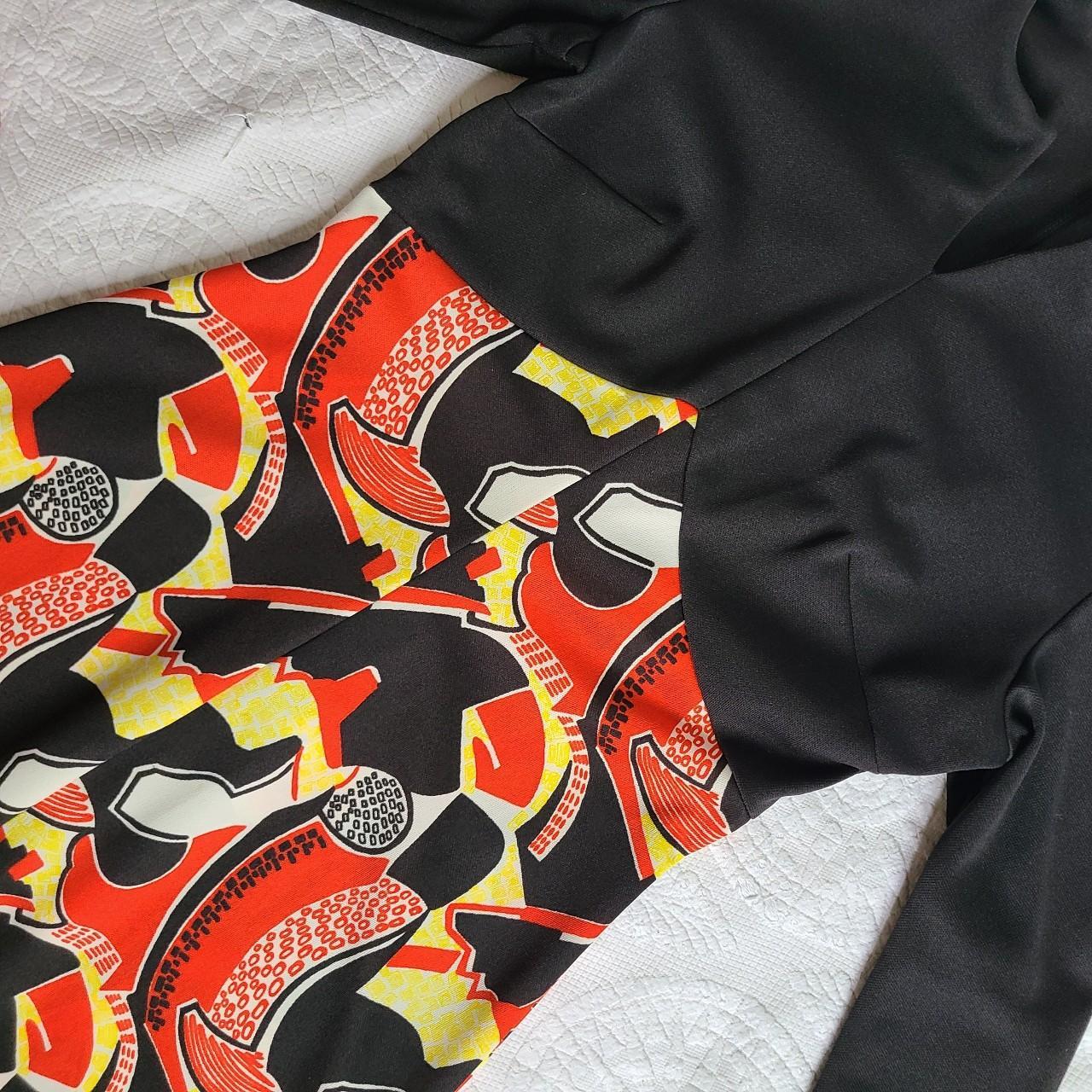 American Vintage Women's Black and Red Dress (4)