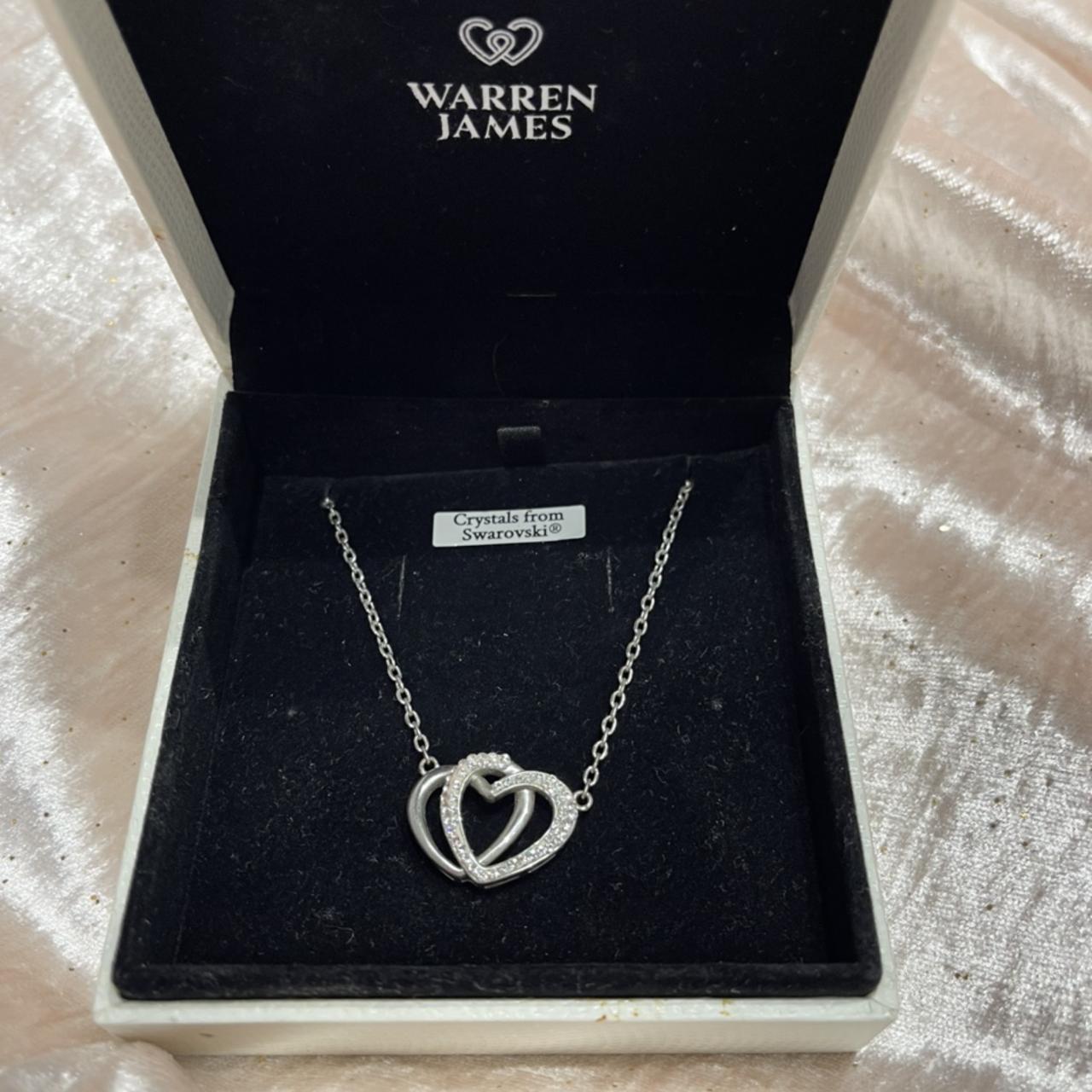 18ct Gold Vermeil on Silver Designer Heart Necklace And Earring Set | Warren  James