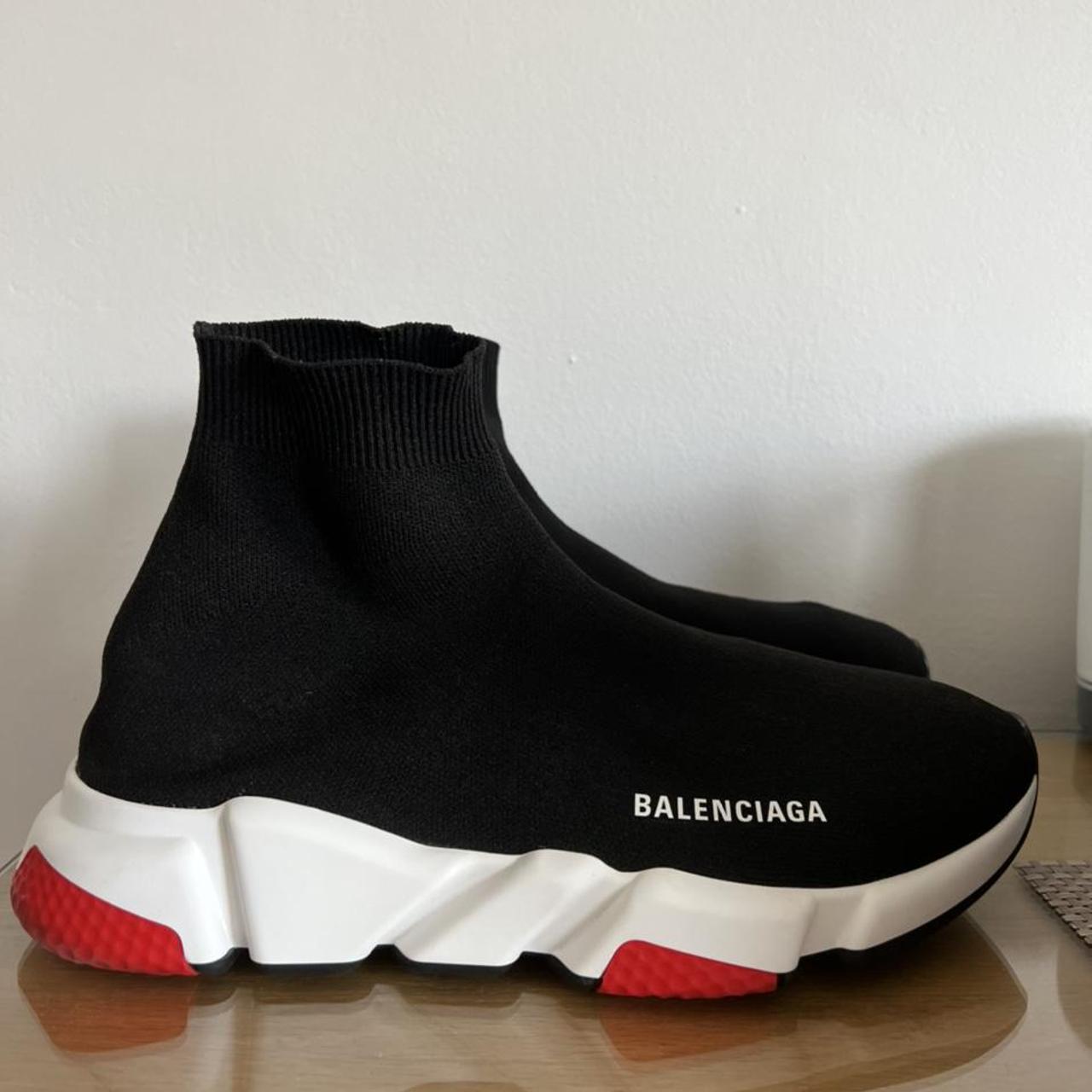 Balenciaga red x adidas Triple S Sneakers  Harrods UK