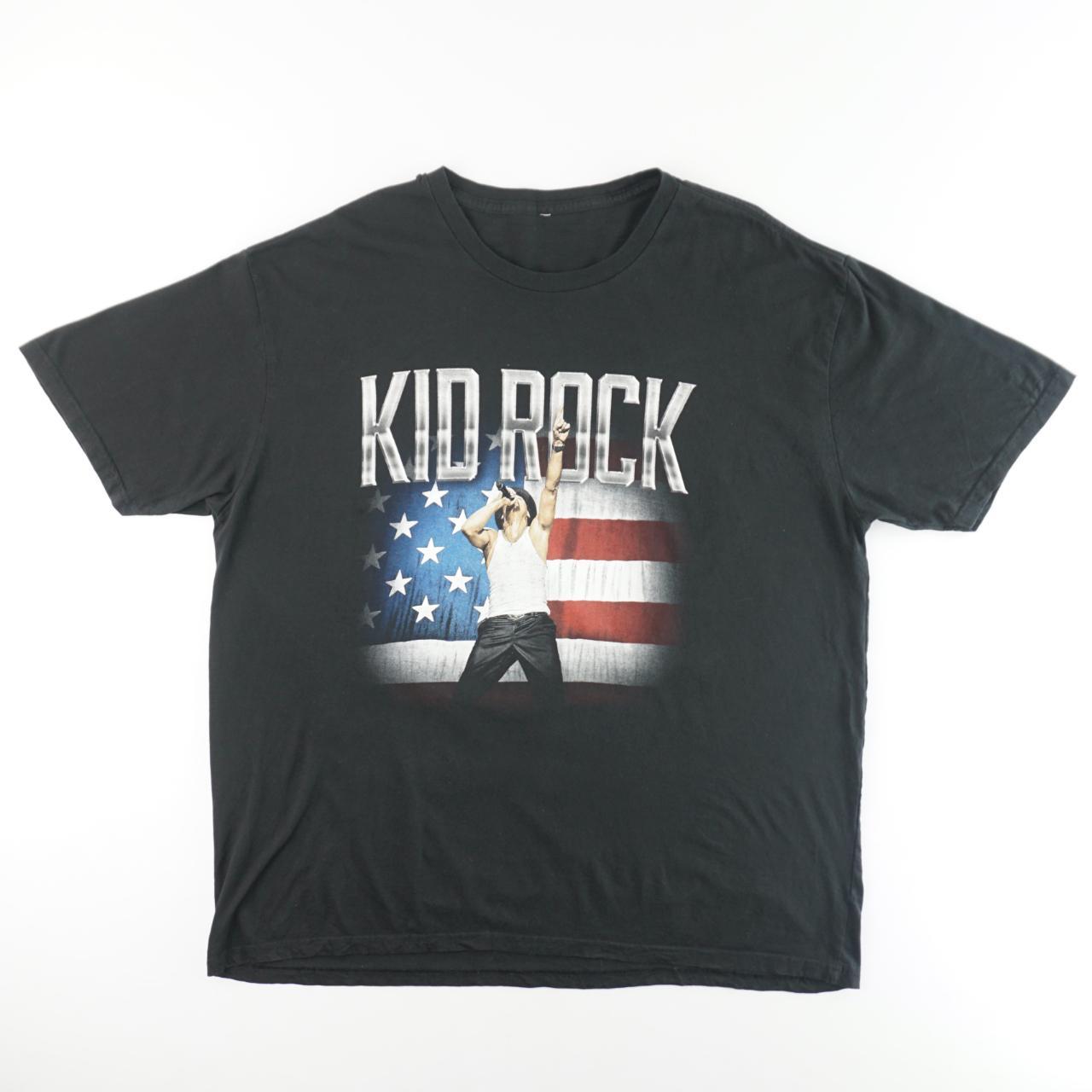 Mens Kid Rock Vintage Style Band T Shirt Tee Black... Depop