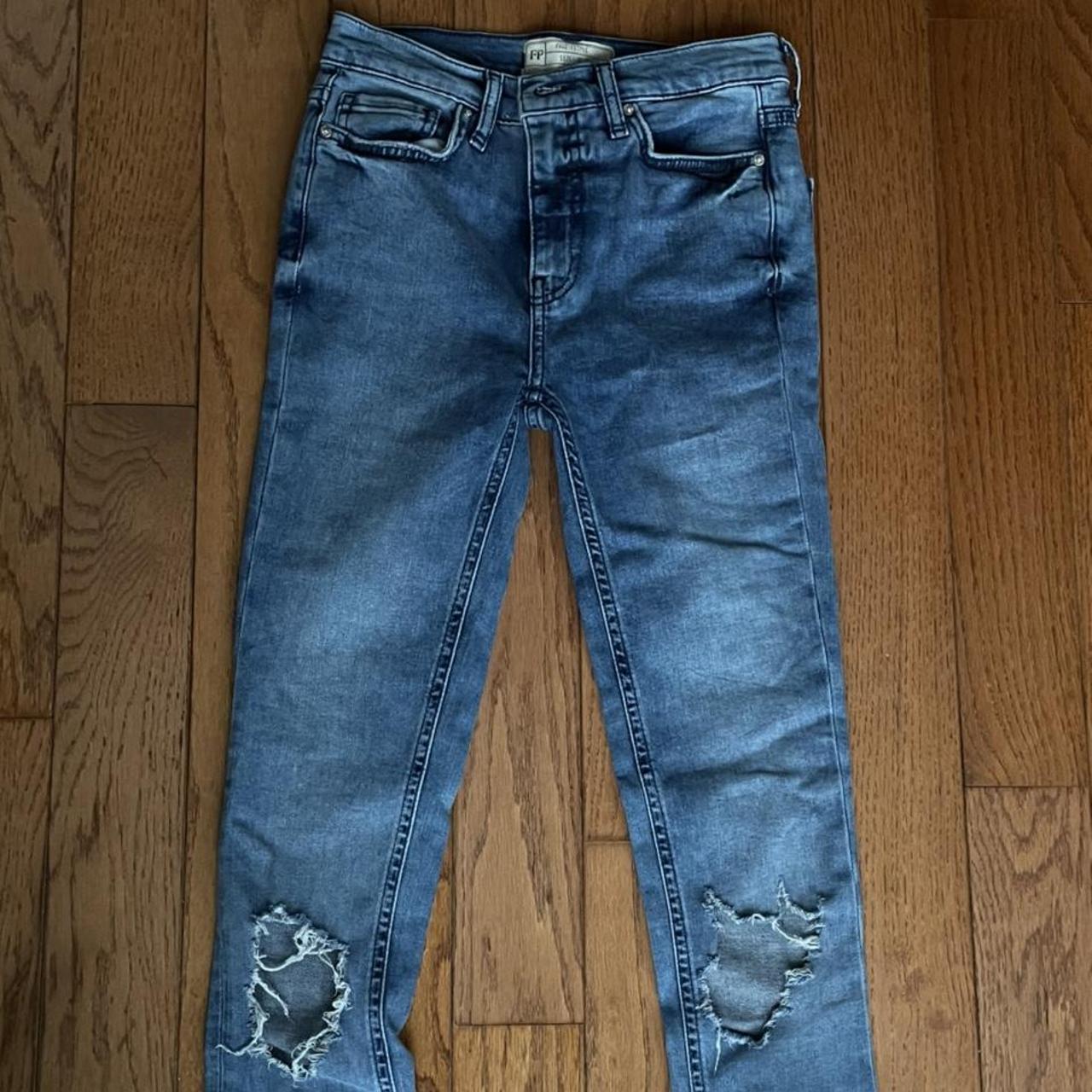 Free People Women S Jeans Depop   P0 