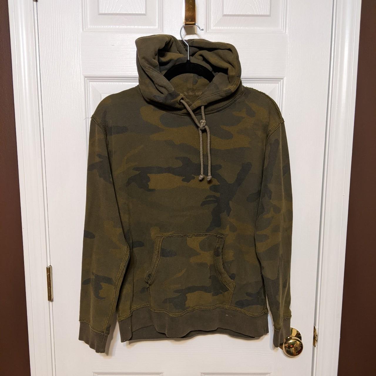 Camo Abercrombie & Fitch Hoodie In great condition... - Depop