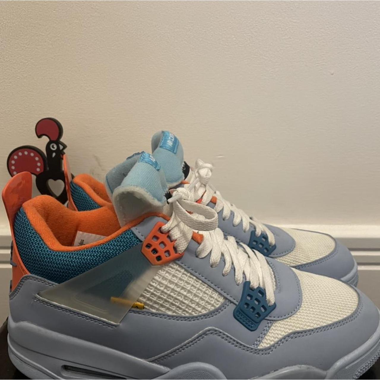 Baby Blue And Orange Jordans Low Jordan Orange Blue And White Nike