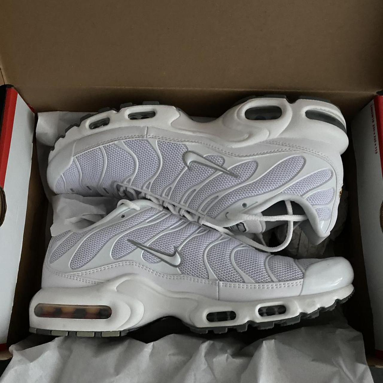 Nike Tn white Size: 43 eu Brand new Pair!📈 Depop