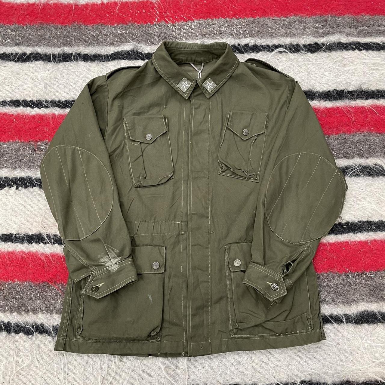 Vintage 1960s 1970s Khaki Green Italian Military - Depop