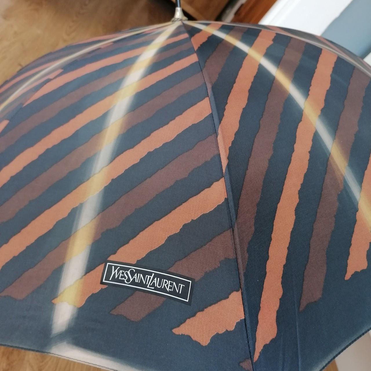 70s Vintage YSL Umbrella Wood Handle 