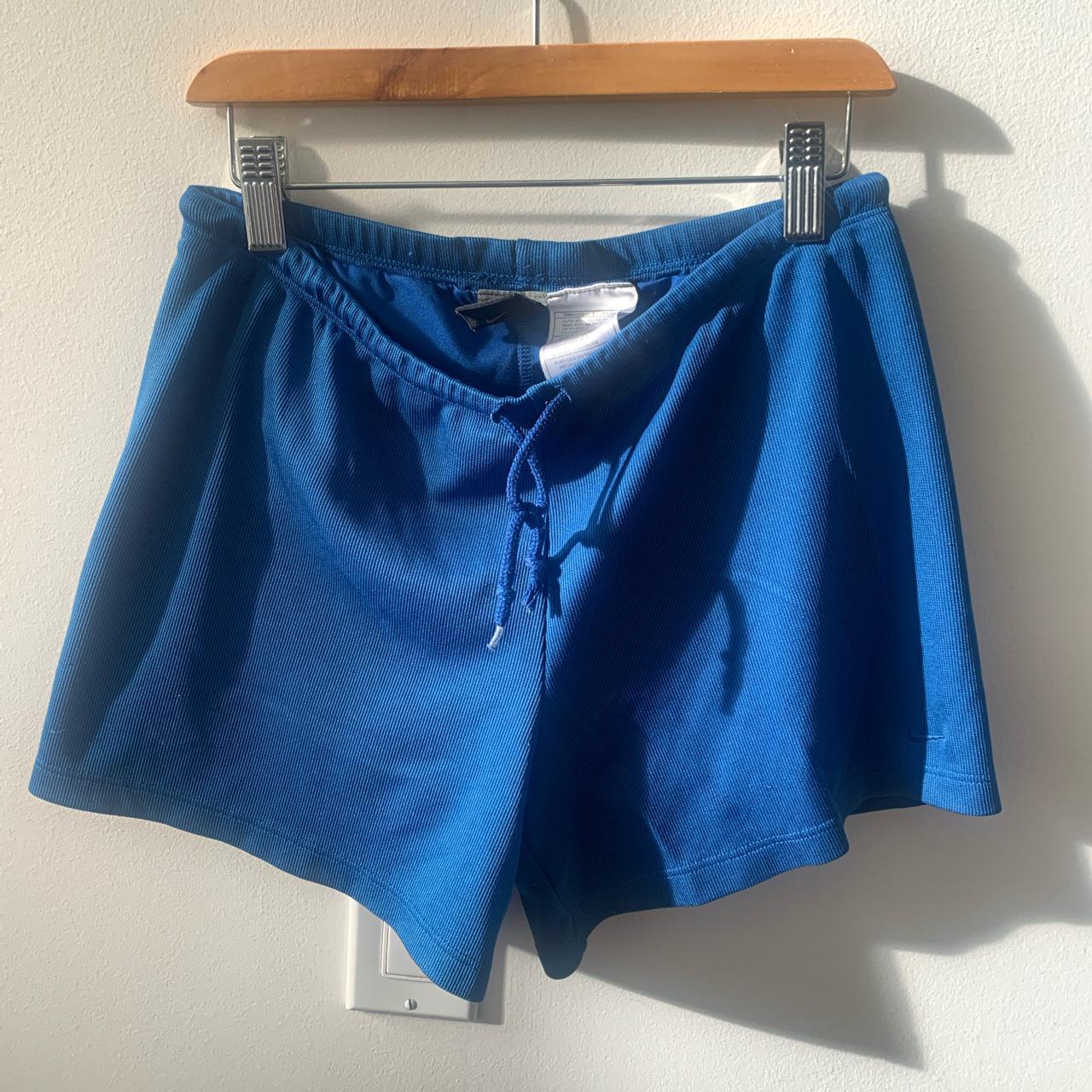 womens royal blue nike shorts
