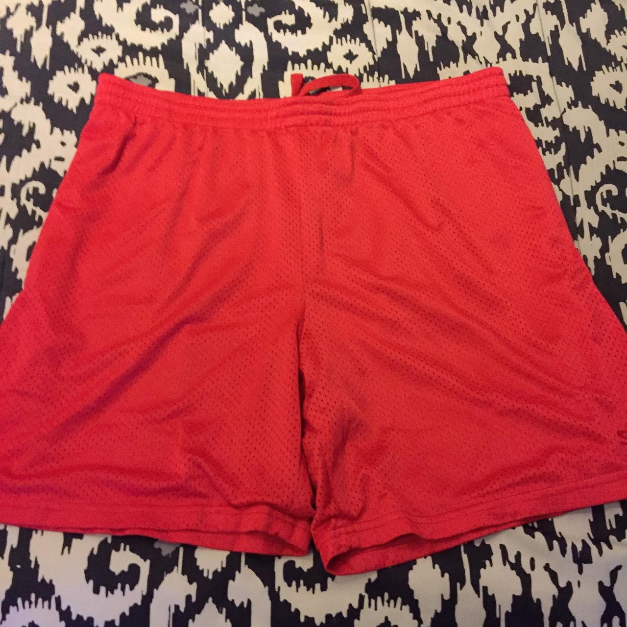 Starter Men’s XL Red Basketball Shorts 7/10 Depop
