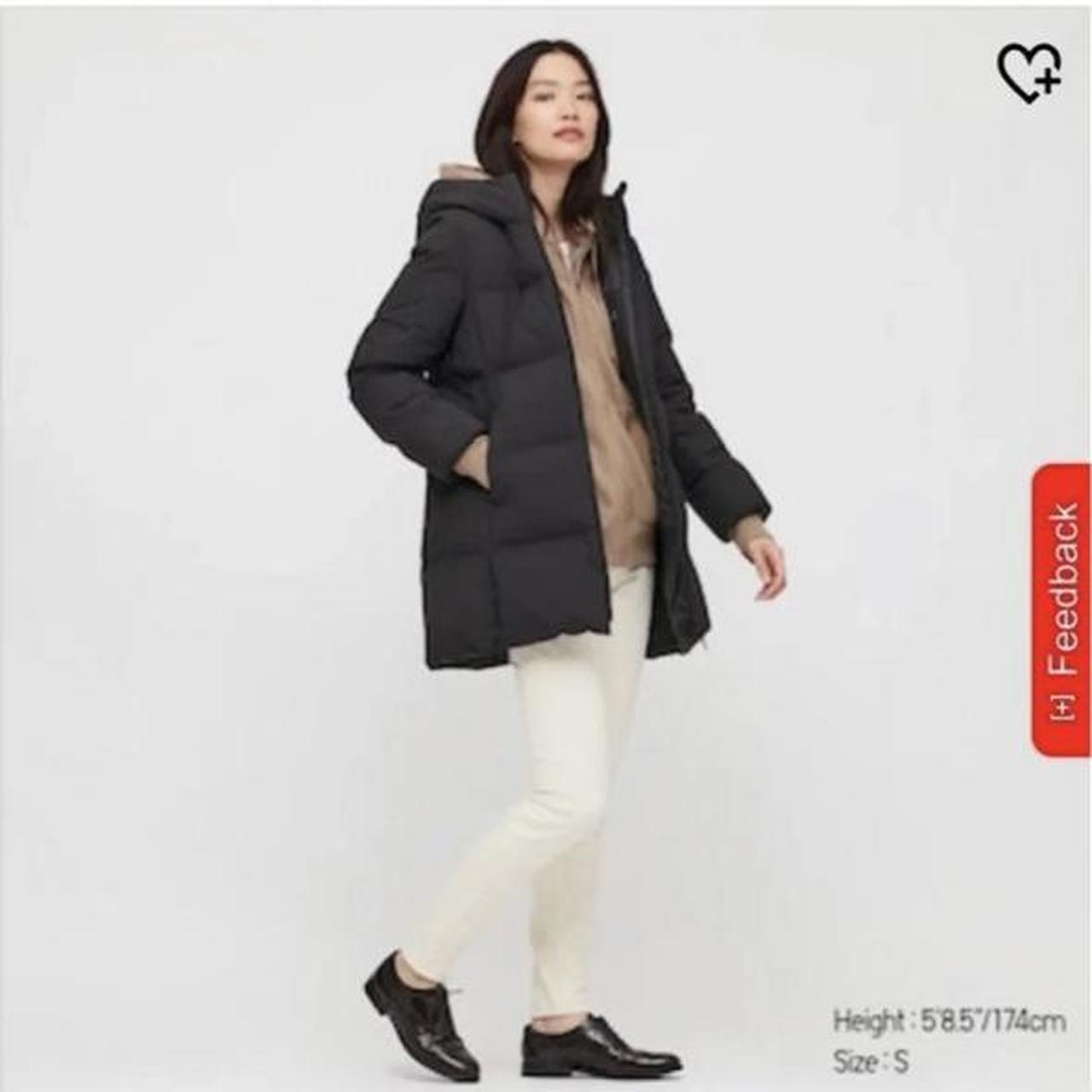 seamless down short coat