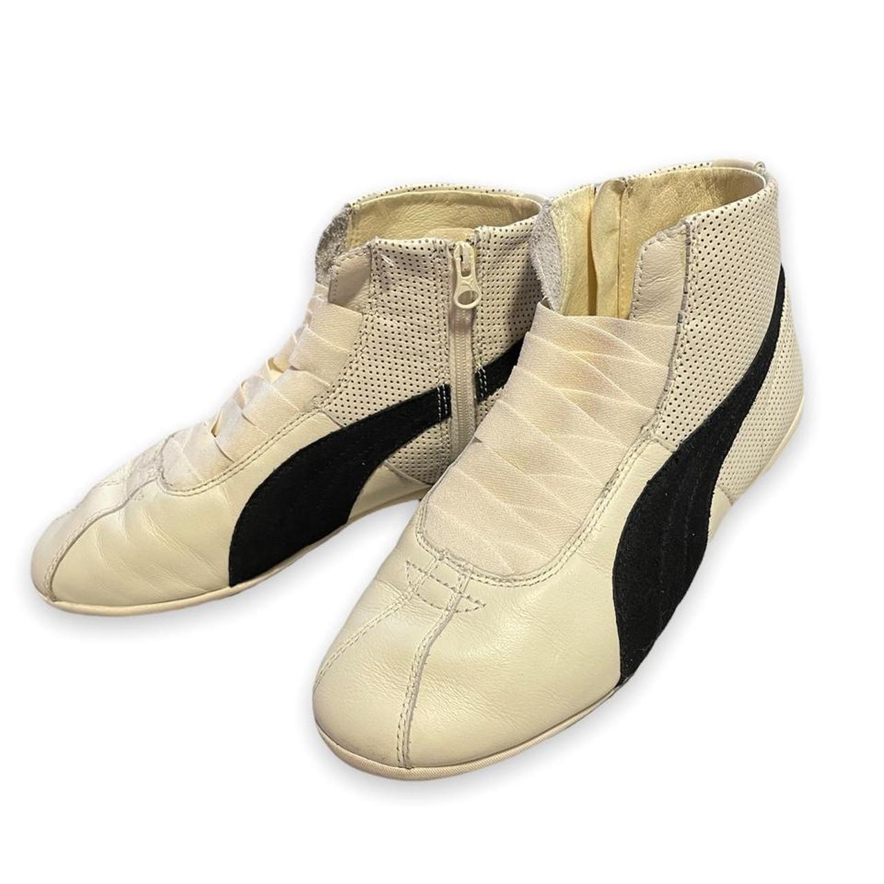 Beige/ Cream Rihanna FENTY x Puma Eskiva Mid Depop