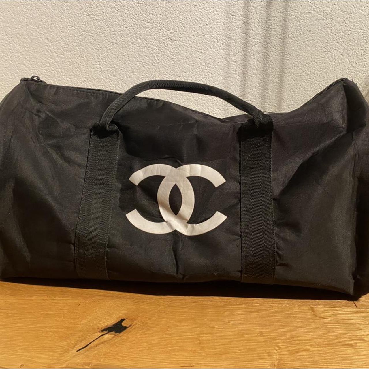 vintage Chanel sport/travel huge logo bag Depop