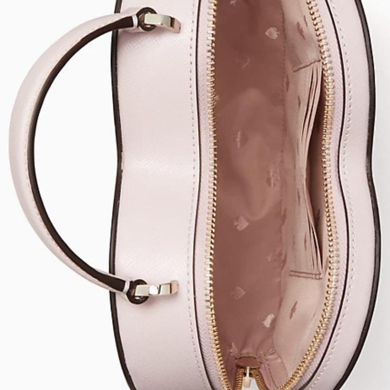 Light pink Kate Spade heart purse. Very spacious and - Depop