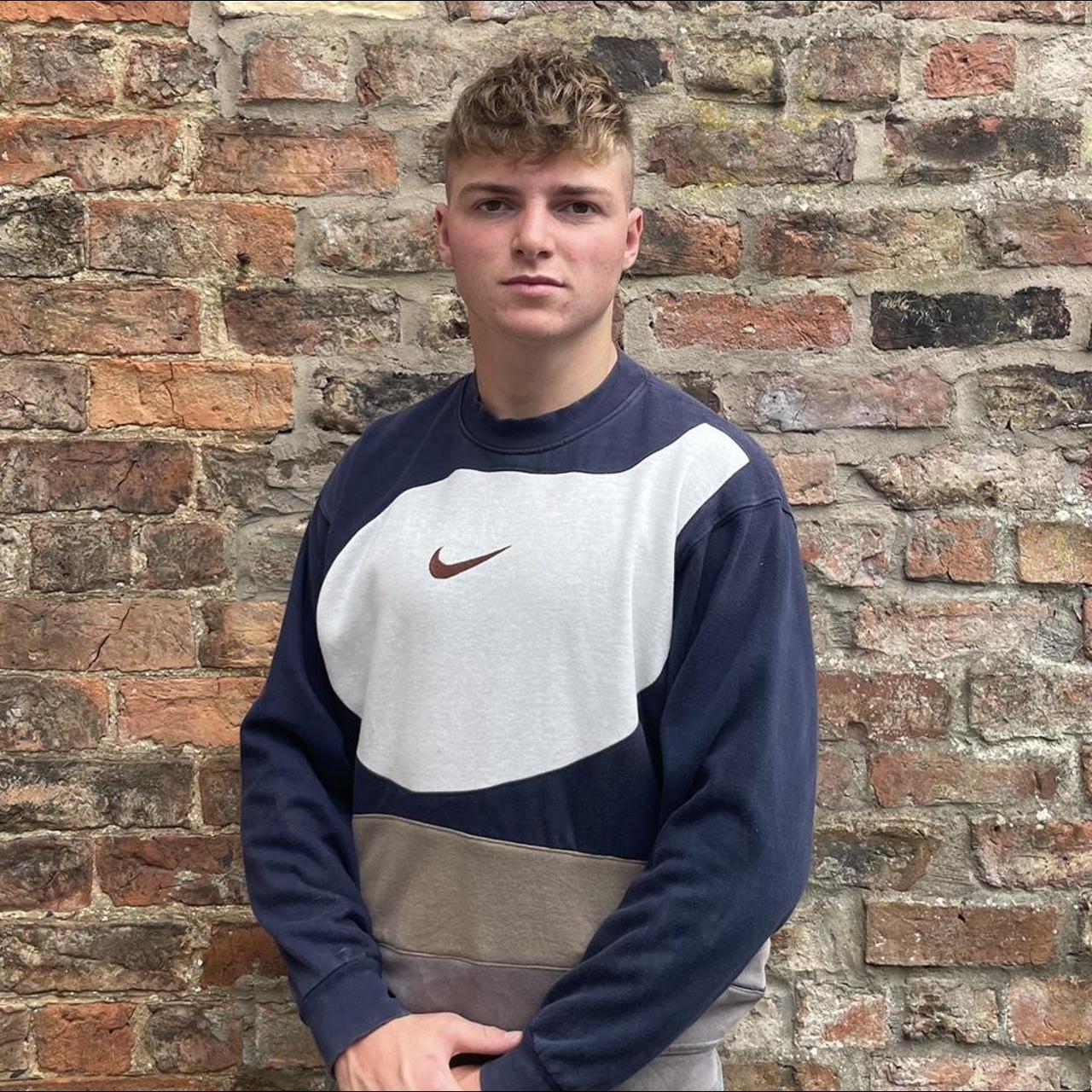 reworked nike sweatshirt